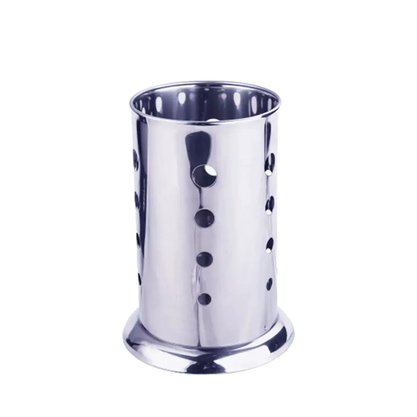 Porta talher inox 10x17,5cm c/base