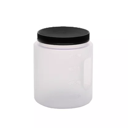 Pote mantimento tampa rosca 2 l preto maximaplastic