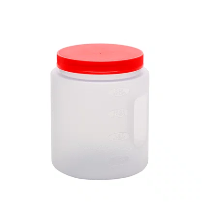 Pote mantimento tampa rosca 2 l vermelho 050vm maximaplastic
