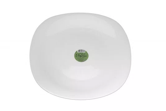 Prato raso quadrado opaline temperado 26 cm 7562
