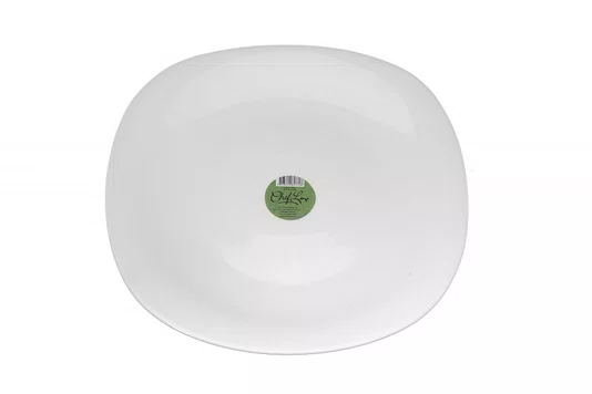 Prato raso quadrado opaline temperado 28 cm d. 7513