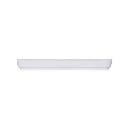 Prato square quadrado 13,5x13,5 branco em polipropileno linha tropical
