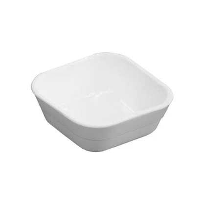Ramequim assimétrico 100ml branco em polipropileno