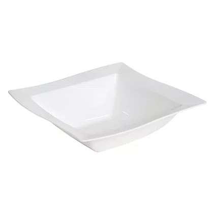 Saladeira moove quadrada 2l branca em polipropileno linha tropical