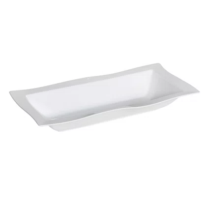 Saladeira moove retangular 5l branca em polipropileno linha tropical
