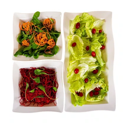 Saladeira Moove Retangular 5L Preta em Polipropileno Linha Tropical