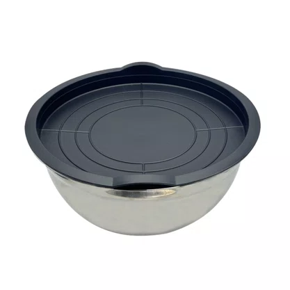 Tigela bowl 23,6 cm ø em inox 3,5 l com tampa 3047