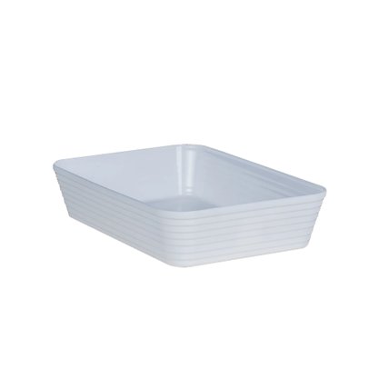 Travessa retangular com friso le chef branca 27,5 cm 1823 paramount