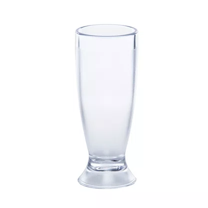 Tulipa de chopp 300ml natural em policarbonato
