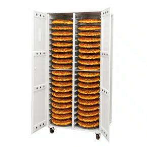 Armário duplo estufa de padaria/pizzaria para 40 assadeiras