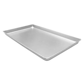 Bandeja retangular em alumínio reforçado 50cmx40cm