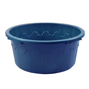 Bacia de plástico ondas 25l multiuso