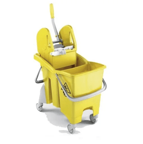 Carrinho balde action c/ divisória, sem drenos, espremedor 32l