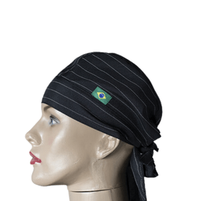 Bandana oxford risca de giz