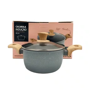 Caçarola antiaderente 20cm granito 458