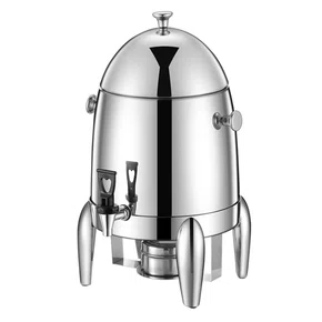 Cafeteira e suqueira 12 l inox c/ fogareiro e sup. 50703