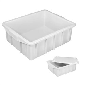 Caixa organizadora 15 L lar plast com tampa 41x34x14,5