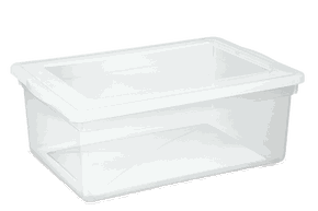 Caixa organizadora bioprátika com tampa 0340 pleion 20L