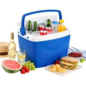 Caixa térmica premium 34l azul 3619