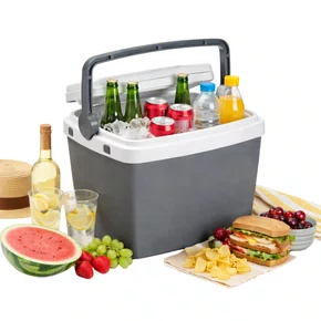 Caixa térmica premium 34l prata 3616