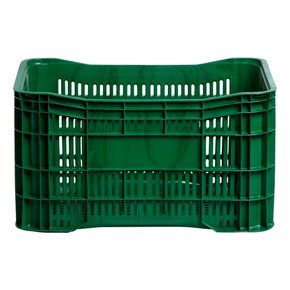 Caixa vazada agrícola c/ ombreira verde reciclado