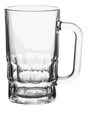 Caneca em vidro para chopp 360ml