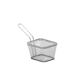 Cesta p/ servir retangular inox 22x10x14 cm paramount 1315