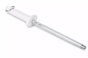 Chaira afiador 10" cabo polipropileno branco 39 cm 2028