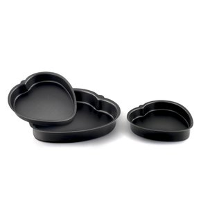 Conjunto Coração N 1 A 3 C/Caixa Preta 11642 alumínio nacional