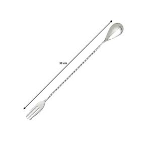 Colher bailarina 30cm c/garfo a001c