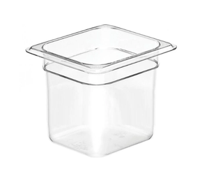 Cuba gastronômica jolly policarbonato gn 1/6 funda 150 mm 2,2 litros