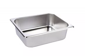 Cuba sem alça inox 1/2 gn 100 para buffet 50512