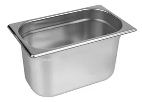 Cuba sem alça inox 1/3 gn 150 para buffet 50529