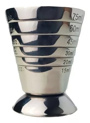 Dosador 75ml com múltiplas escalas (15,20,30,45,60 e 75ml)