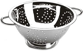 Escorredor de massa inox de 24cm