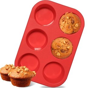 Forma de silicone para 6 cupcake mimo style sn19077 6534