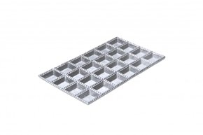 Forma master em aluminio fundido para ravioli e mini pasteis