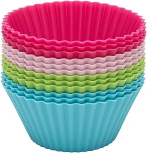 Forminhas cupcake em silicone c/12 peças