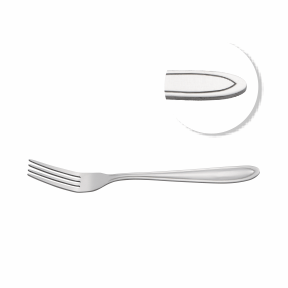 Garfo de Inox Star para Mesa 12 peças