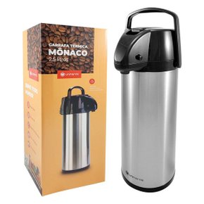 Garrafa term mesa pressão 2,5l inox Mônaco eco