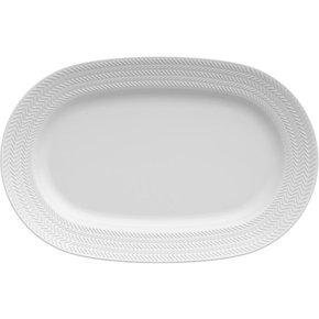 Travessa de porcelana chevron germer