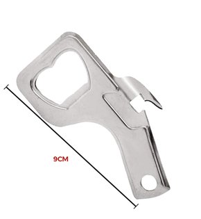 Abridor de lata aço-inoxidável 9cm gx0205