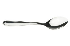 Jogo colher sobremesa inox damasco com 6 peças 16,6x1,2 cm bs614 budi