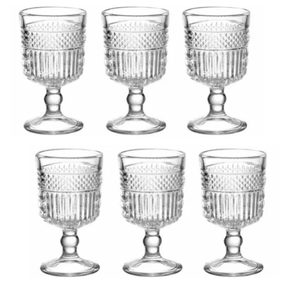 Jogo de 06 taças de licor de vidro 65ml