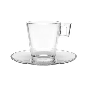 Jogo de xicaras napoli c/ pires para cafe 80ml 12pcs