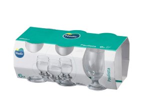 Jogo taça paulista água 250ml 6x und