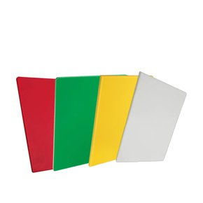 Kit com 4 tábuas/placa de corte polietileno 50x30x1cm