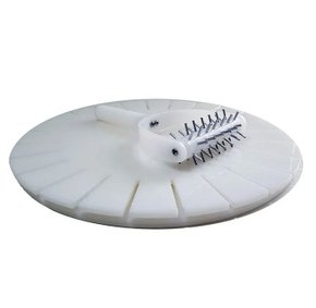 Kit com disco de polietileno + rolo furador de massas p/pizza