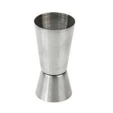 Dosador duplo em inox medidas 25x50ml lgdk9