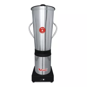 Liquidificador baixa rotação industrial 8 litros inox vitalex